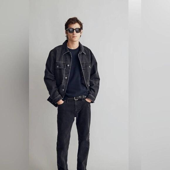 MADEWELL DEMIN SHIRT JACKET IN ASHWOOD SIZE S - Picture 1 of 10